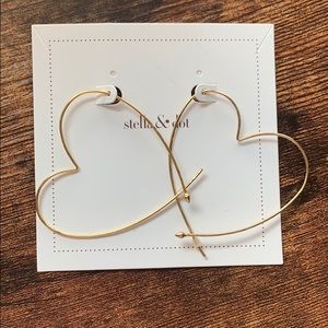Stella & Dot Hammered Hoops